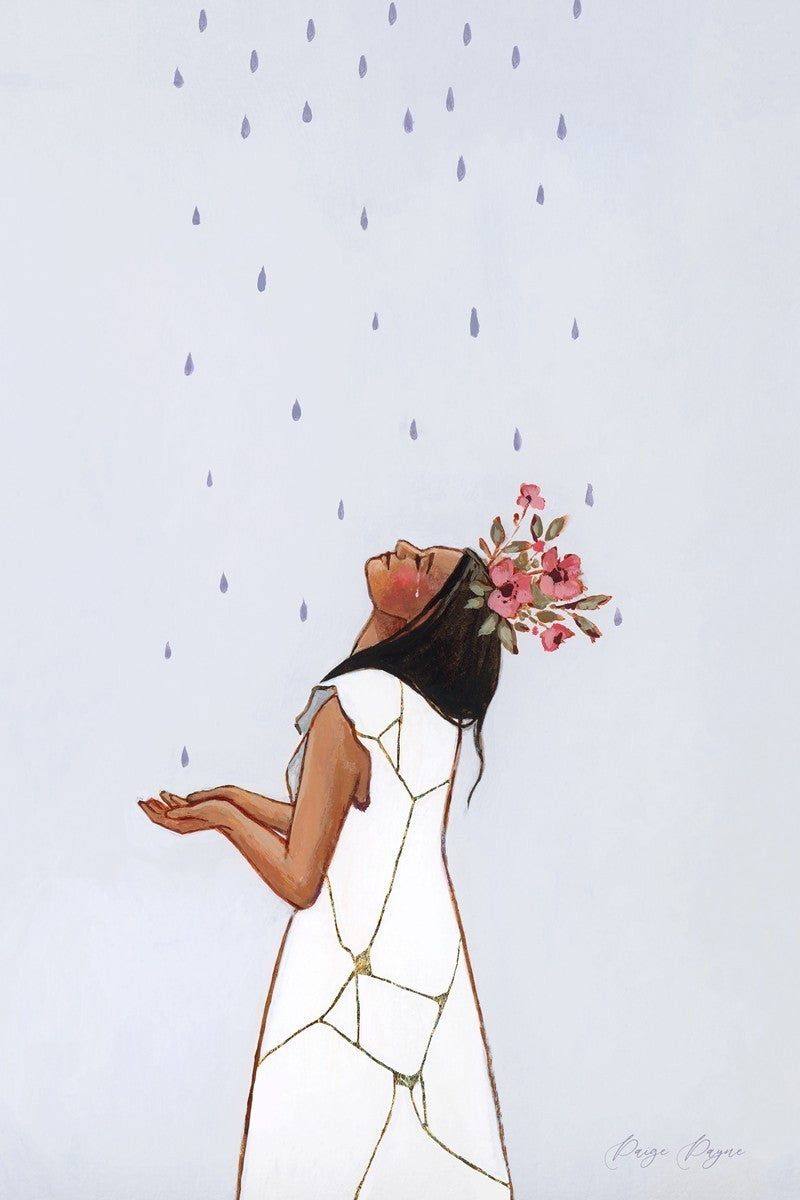 She Learned to Love The Rain Gallery Wrap