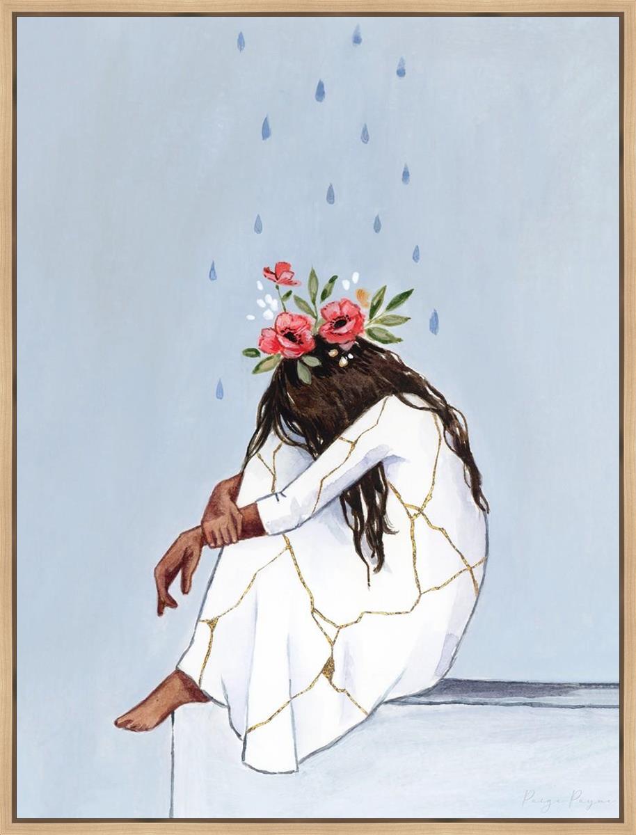 She Thought She Was Broken, But She Was Blooming (Female) Gallery Wrap