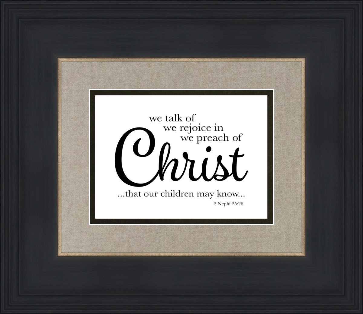 We Talk of Christ
