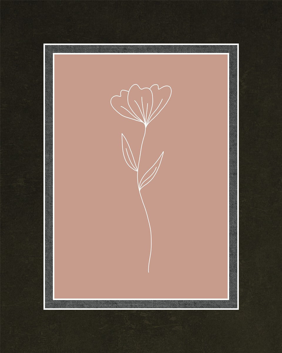 Minimalist Flower Pink