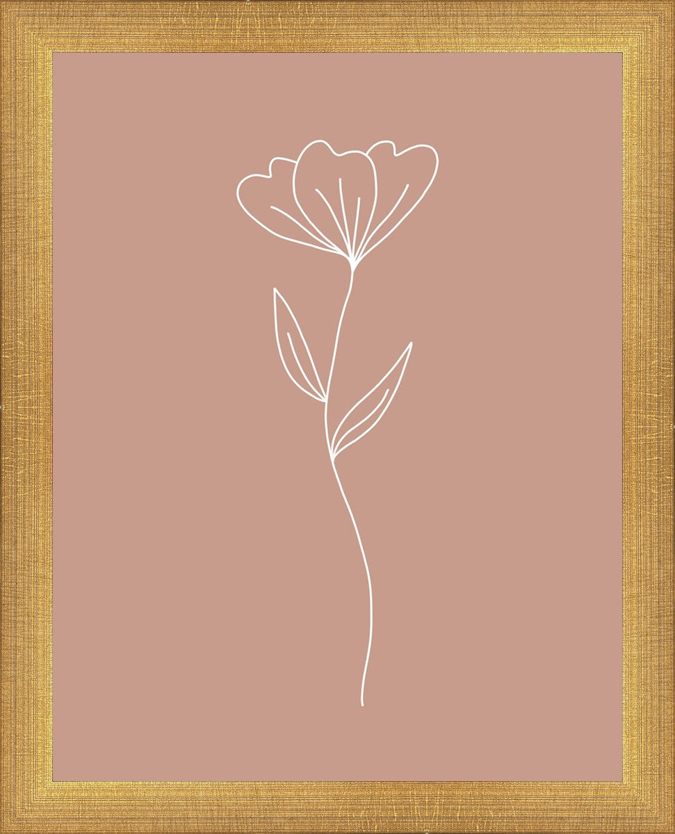 Minimalist Flower Pink