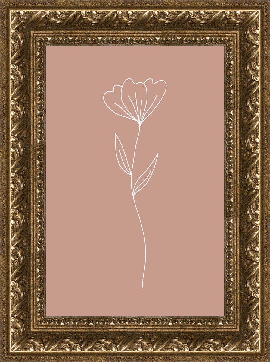 Minimalist Flower Pink