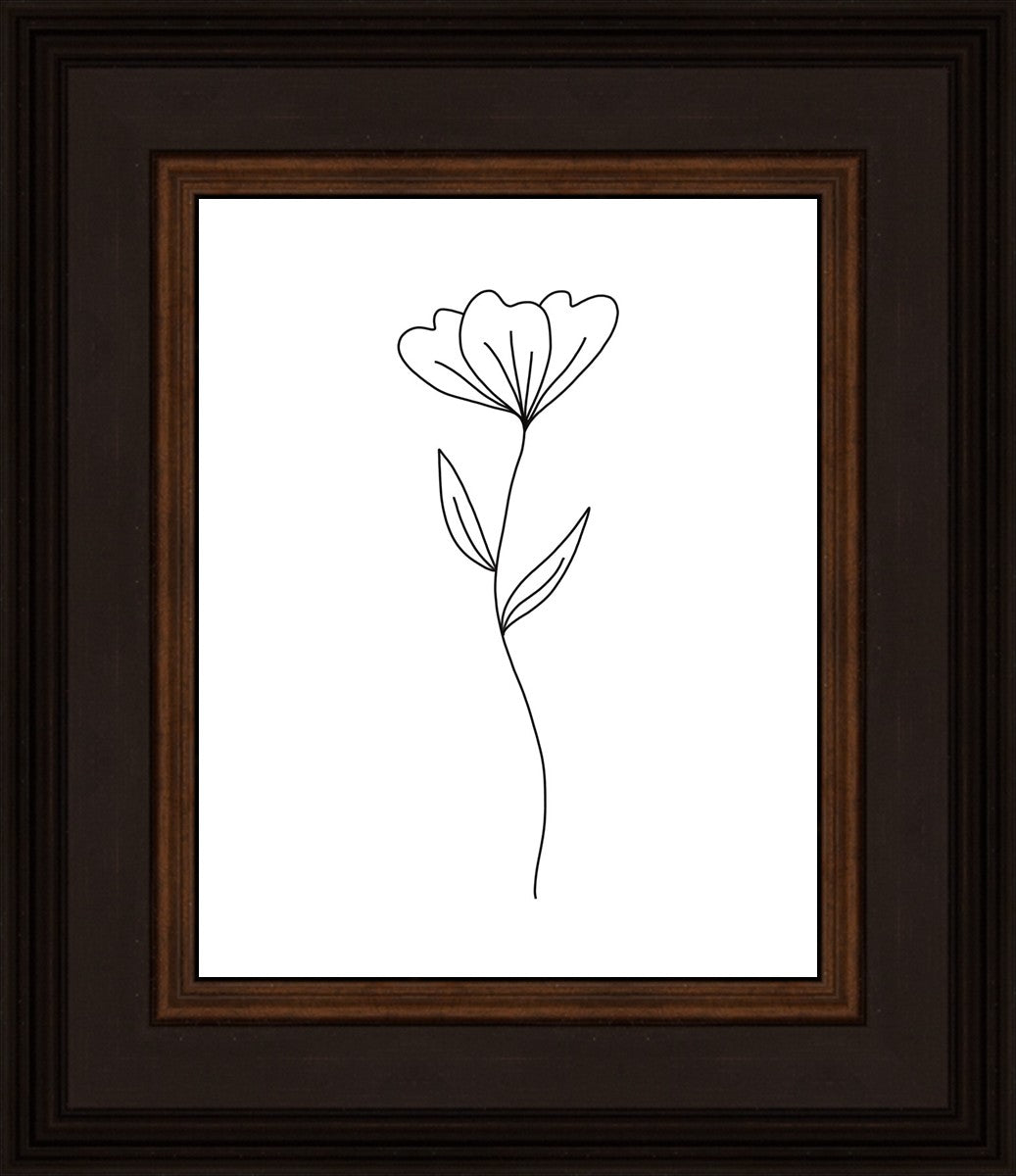 Minimalist Flower White