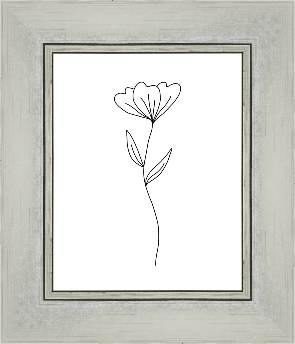 Minimalist Flower White