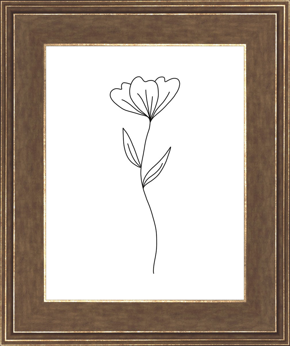 Minimalist Flower White