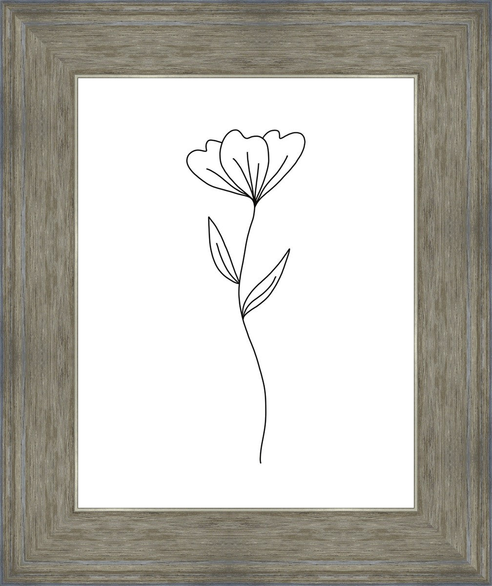 Minimalist Flower White