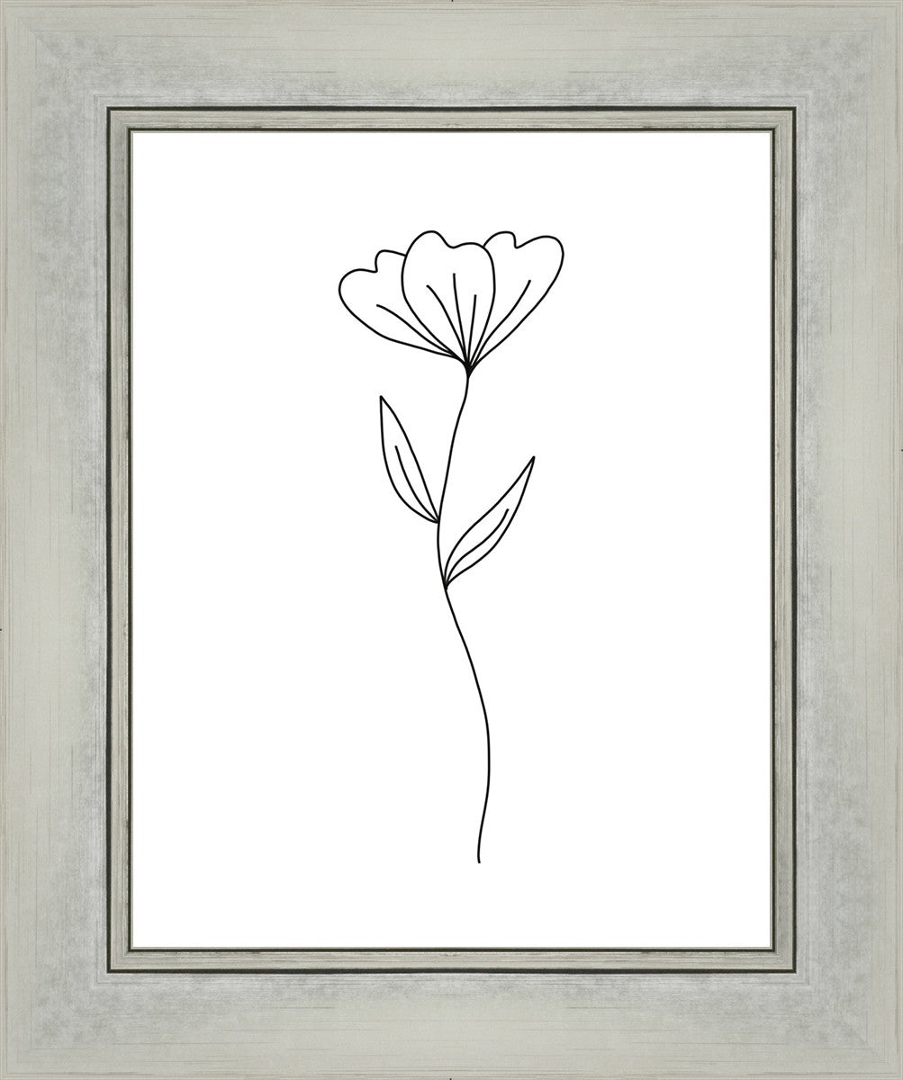 Minimalist Flower White