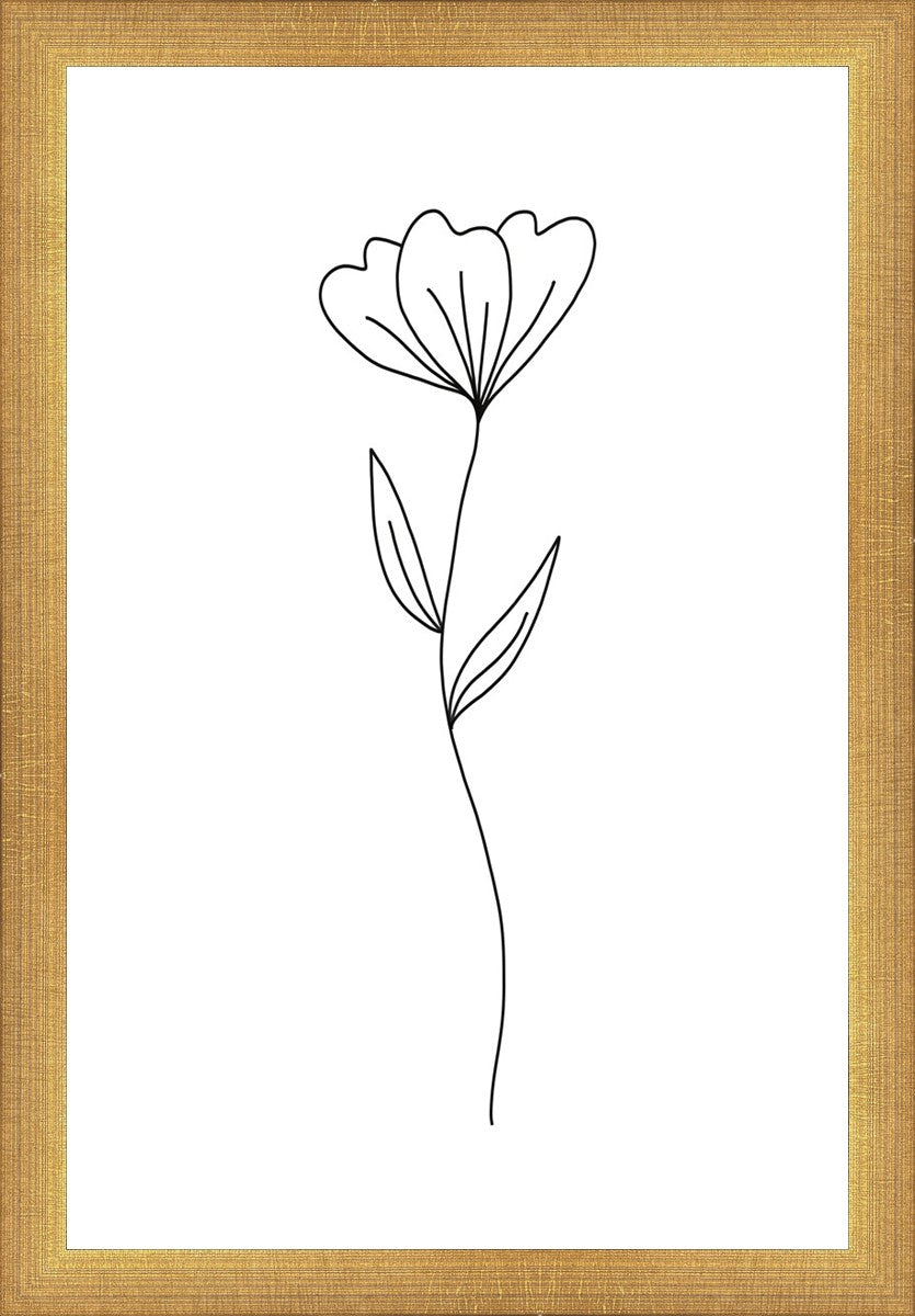 Minimalist Flower White