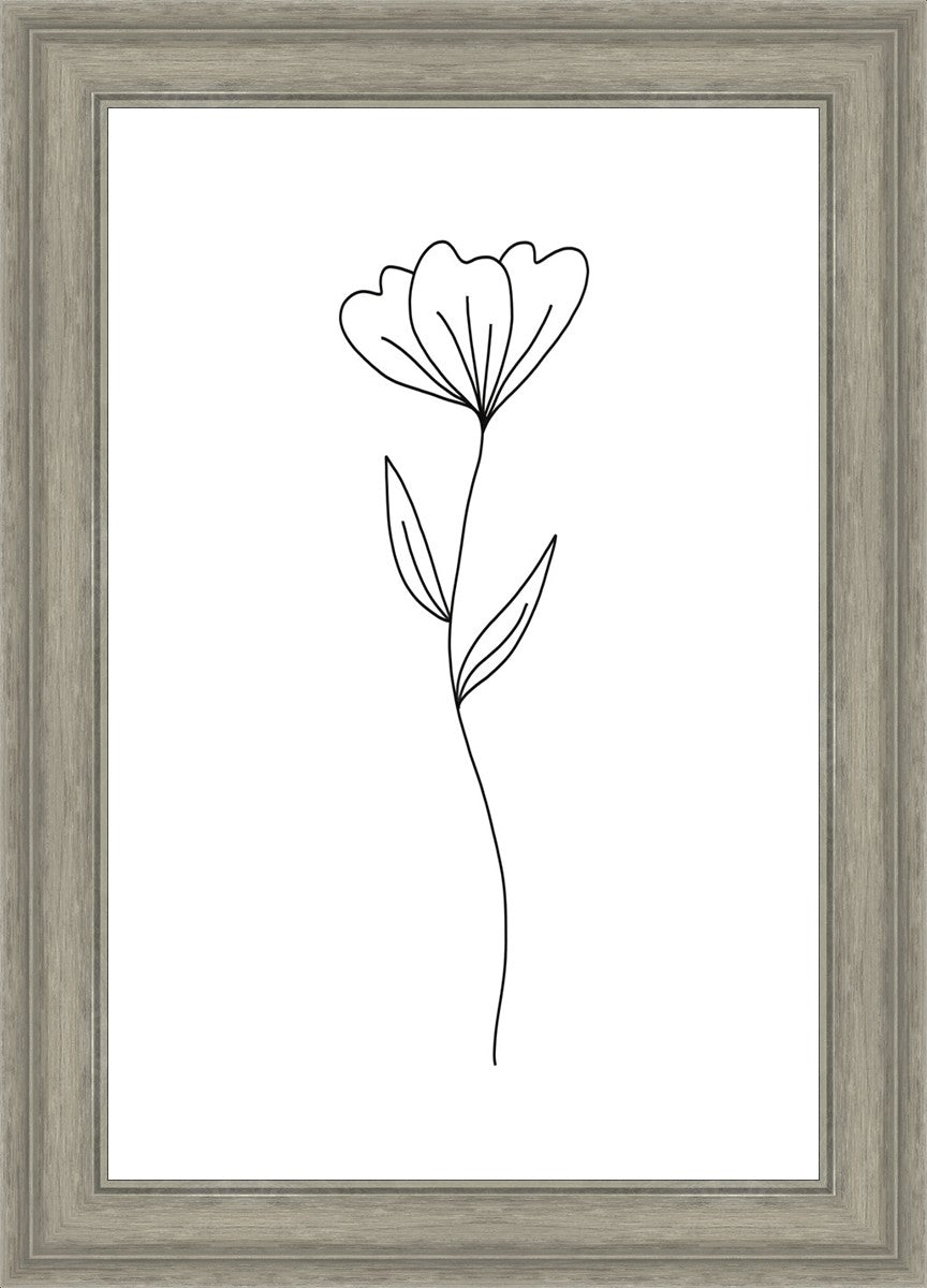 Minimalist Flower White