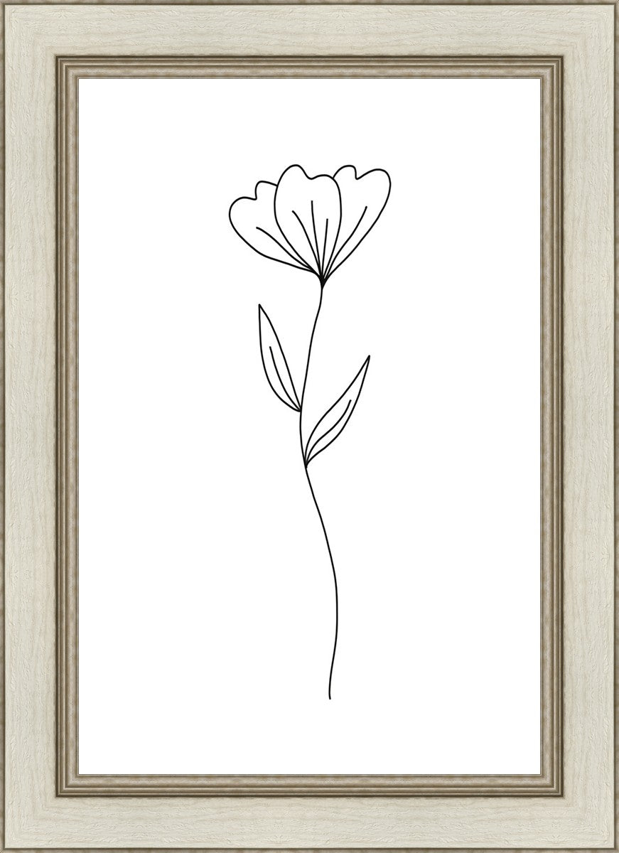 Minimalist Flower White
