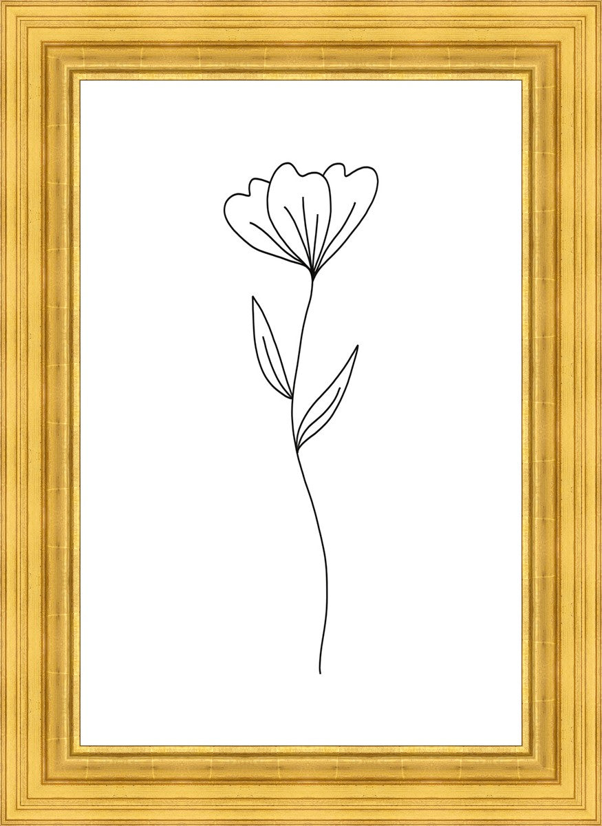 Minimalist Flower White