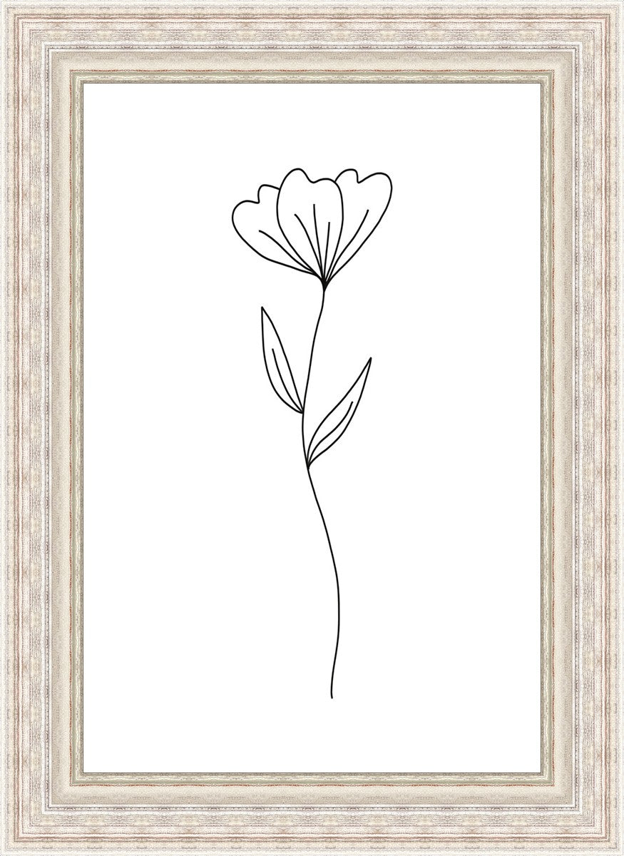 Minimalist Flower White