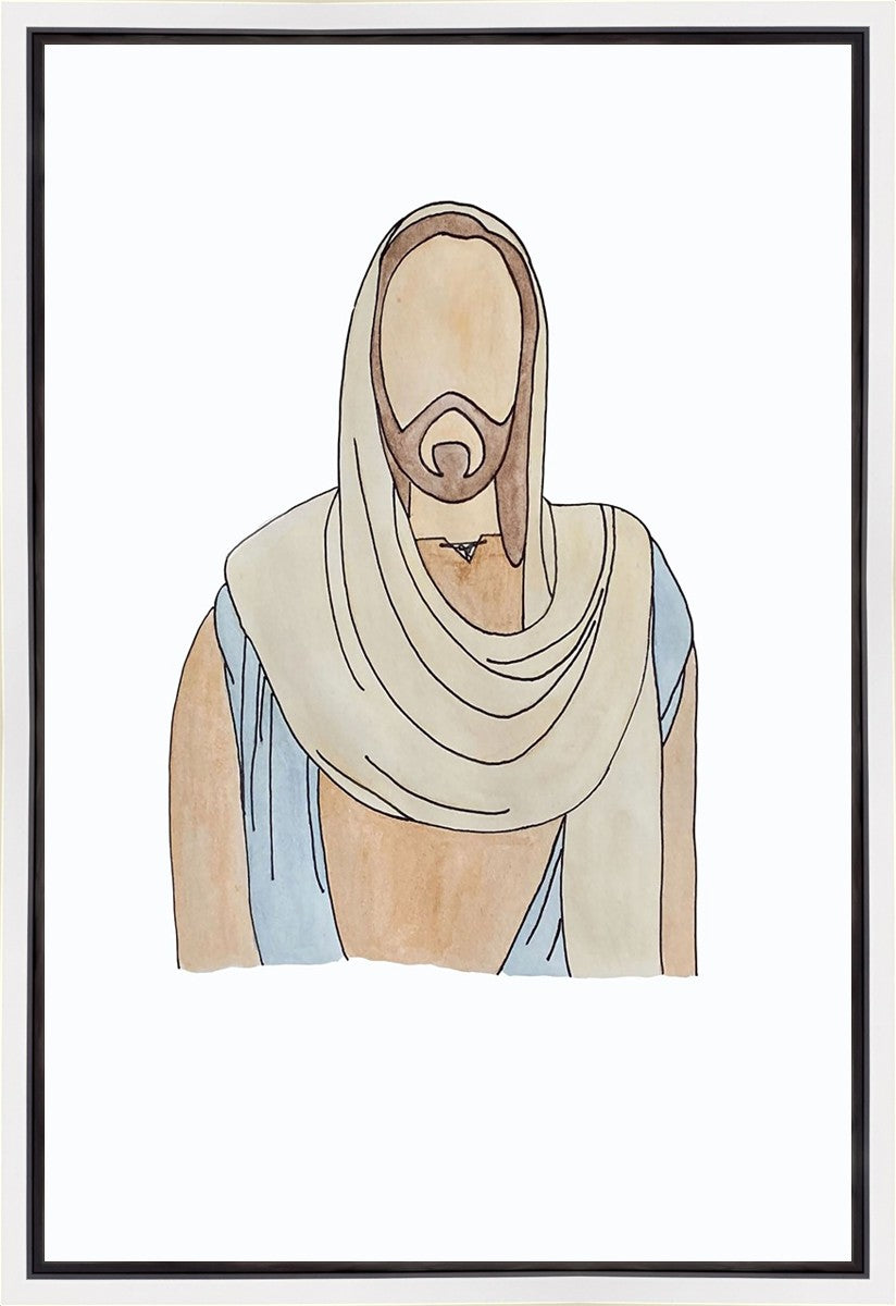 Jesus Watercolor Gallery Wrap