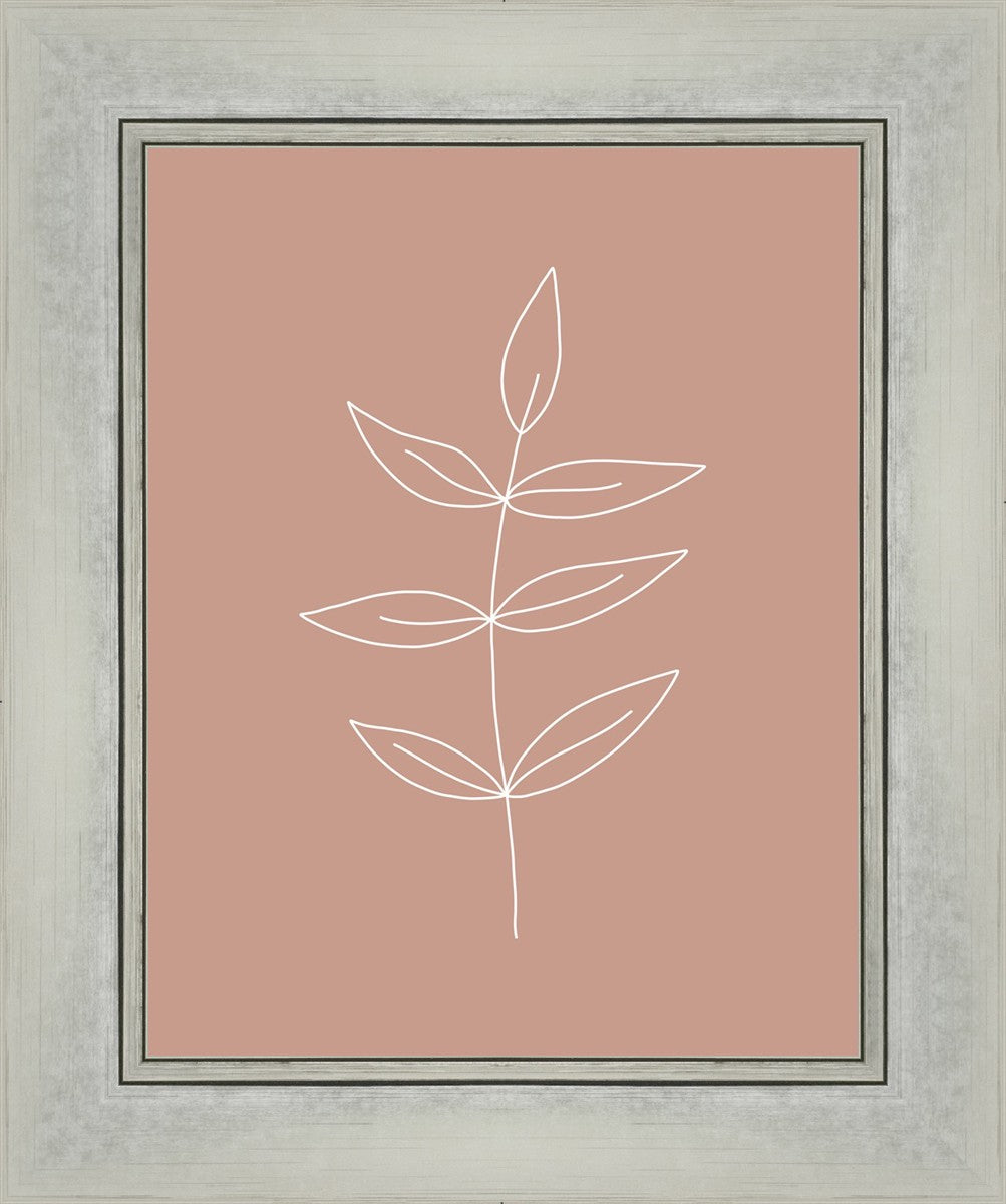 Minimalist Leaves Pink