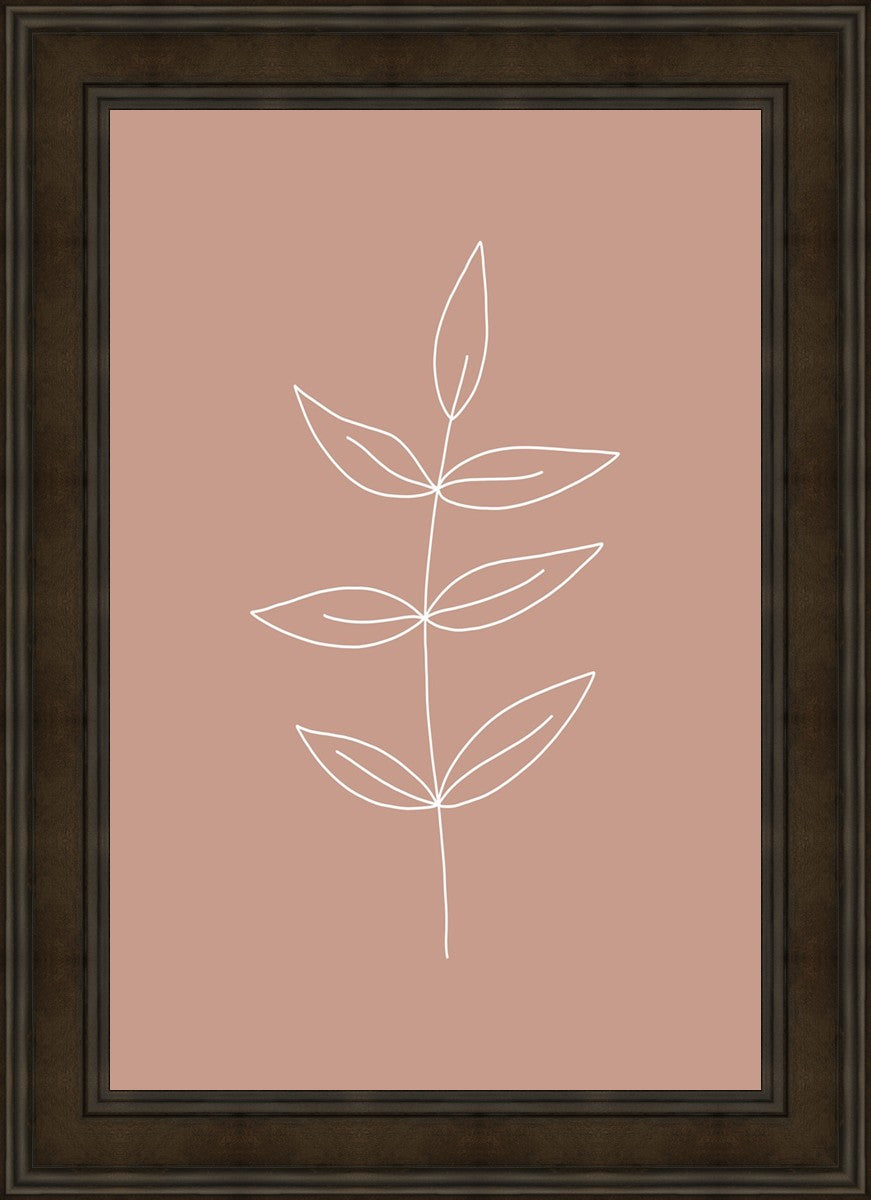 Minimalist Leaves Pink
