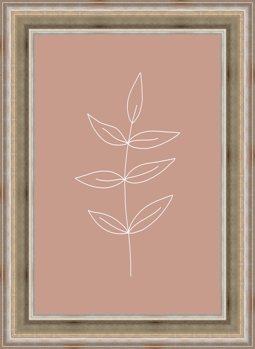 Minimalist Leaves Pink