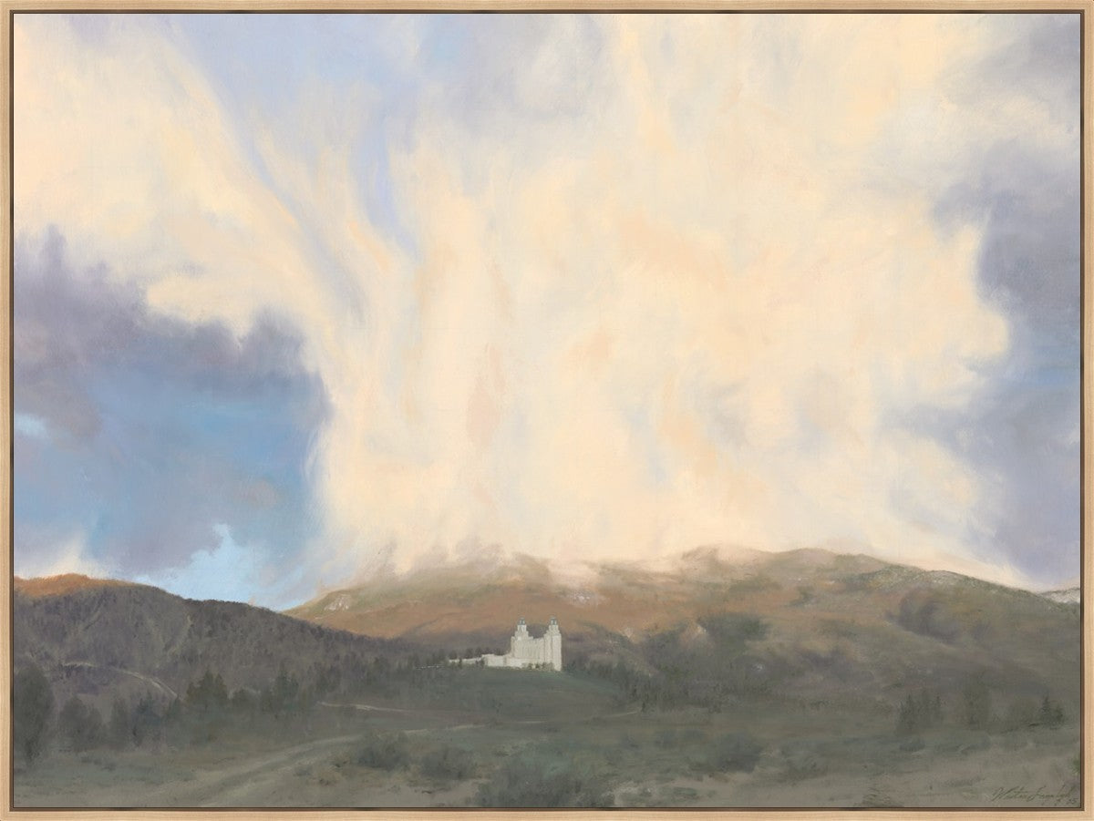 Pillar of Fire to Give Them Light Large Wall Art Gallery Wrap