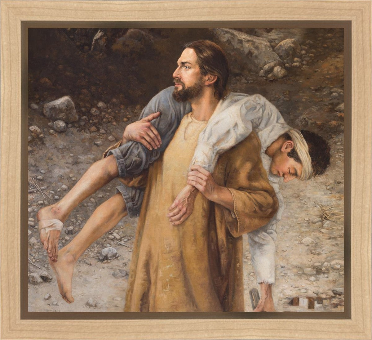 He Will Place You on His Shoulders and Carry You Home Gallery Wrap