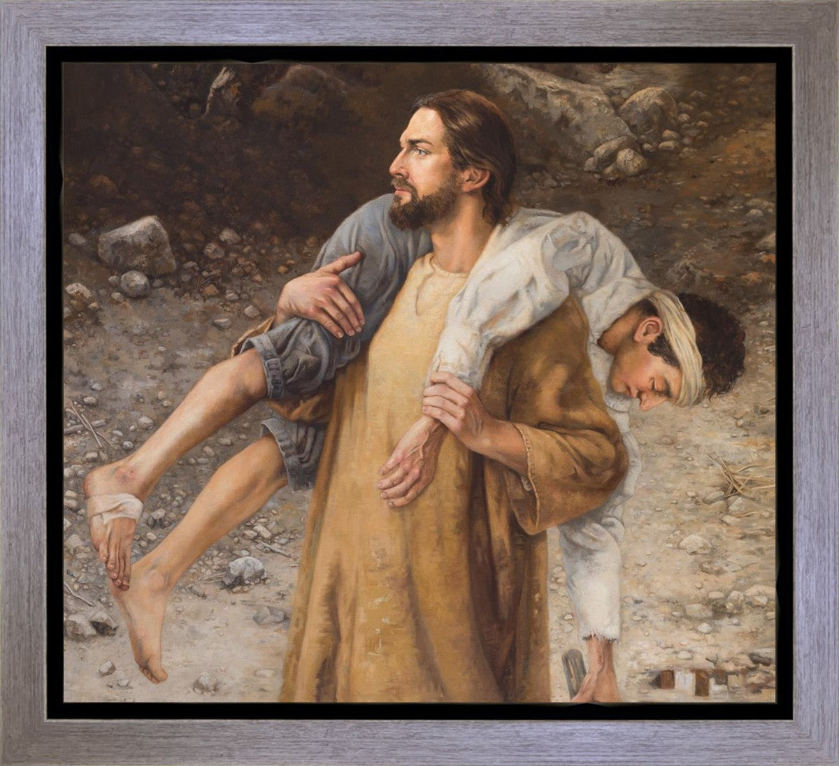 He Will Place You on His Shoulders and Carry You Home Gallery Wrap