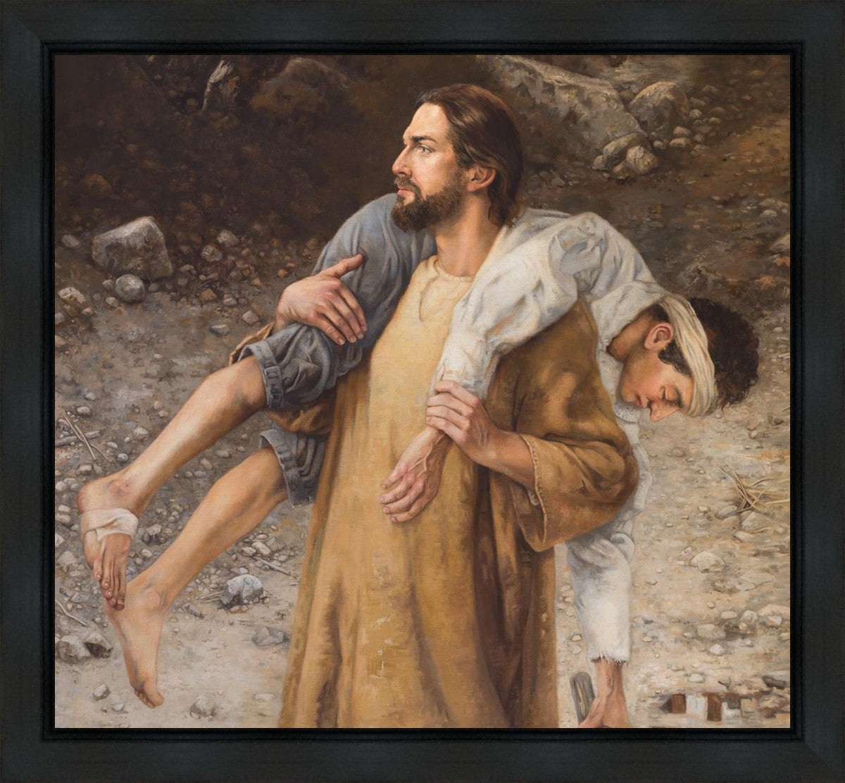 He Will Place You on His Shoulders and Carry You Home Gallery Wrap