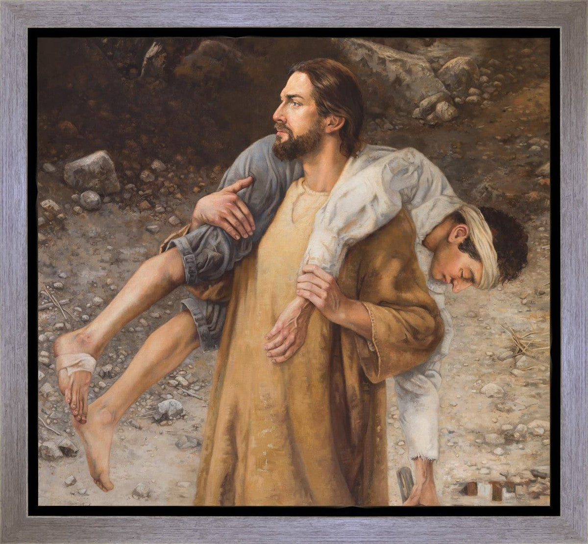 He Will Place You on His Shoulders and Carry You Home Gallery Wrap