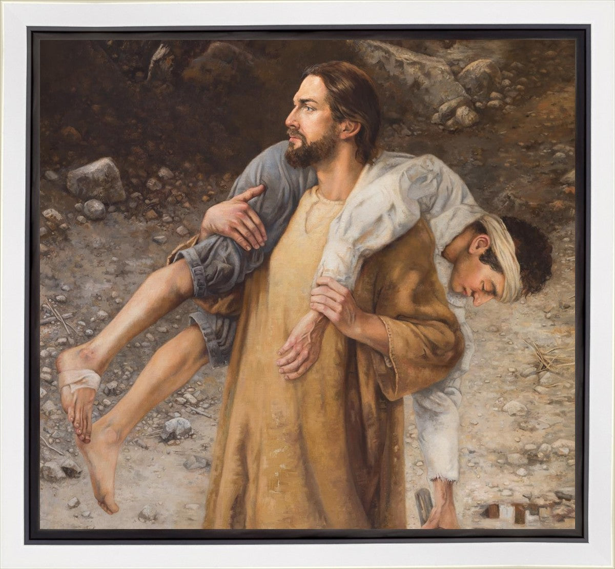 He Will Place You on His Shoulders and Carry You Home Gallery Wrap