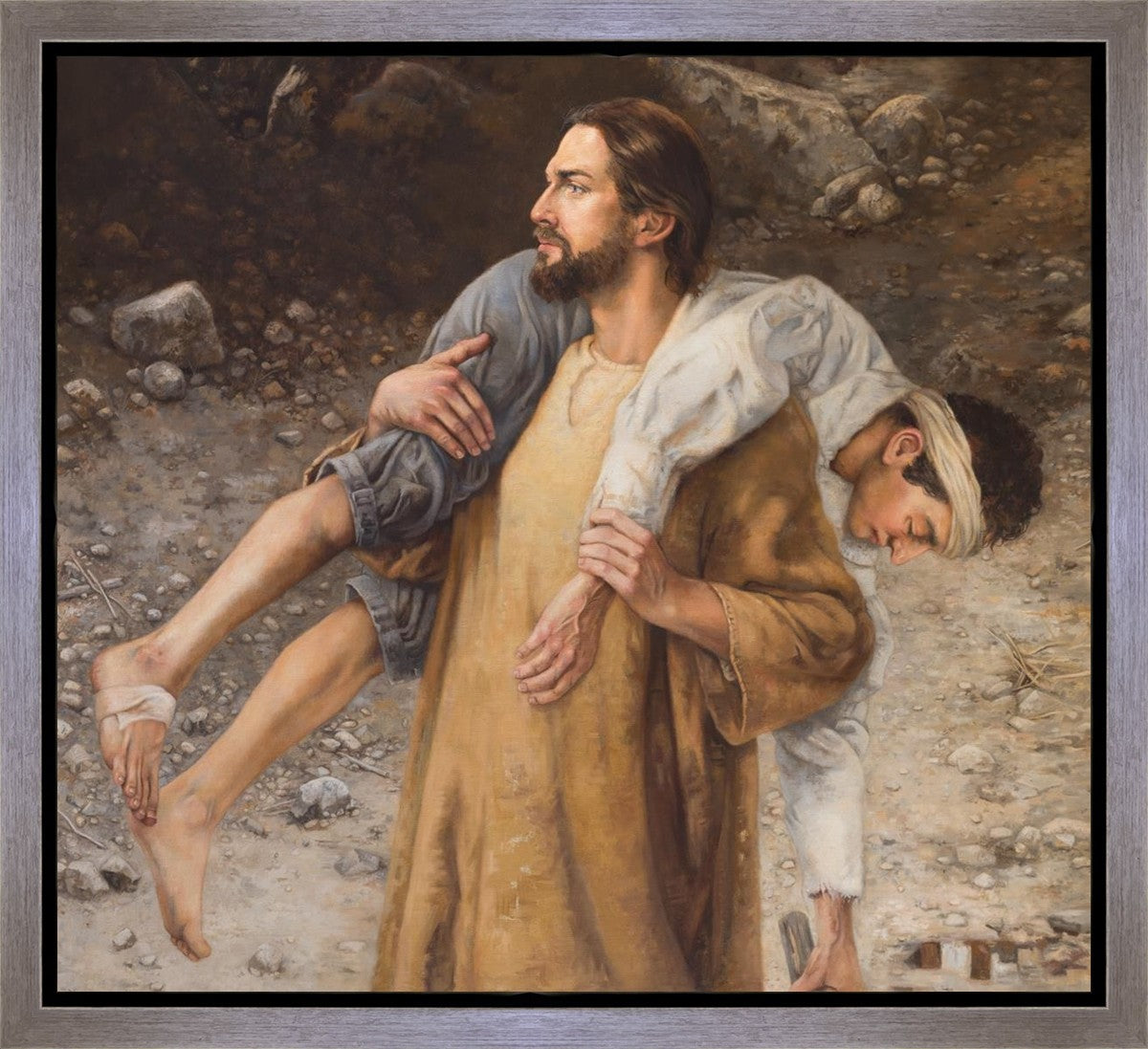 He Will Place You on His Shoulders and Carry You Home Gallery Wrap
