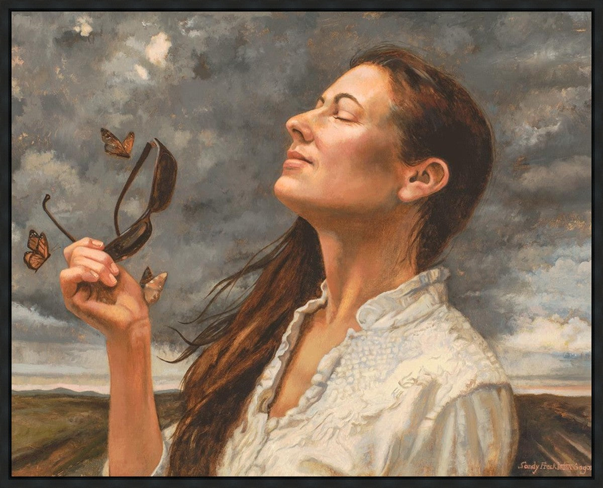 Shine In The Light Large Wall Art Gallery Wrap