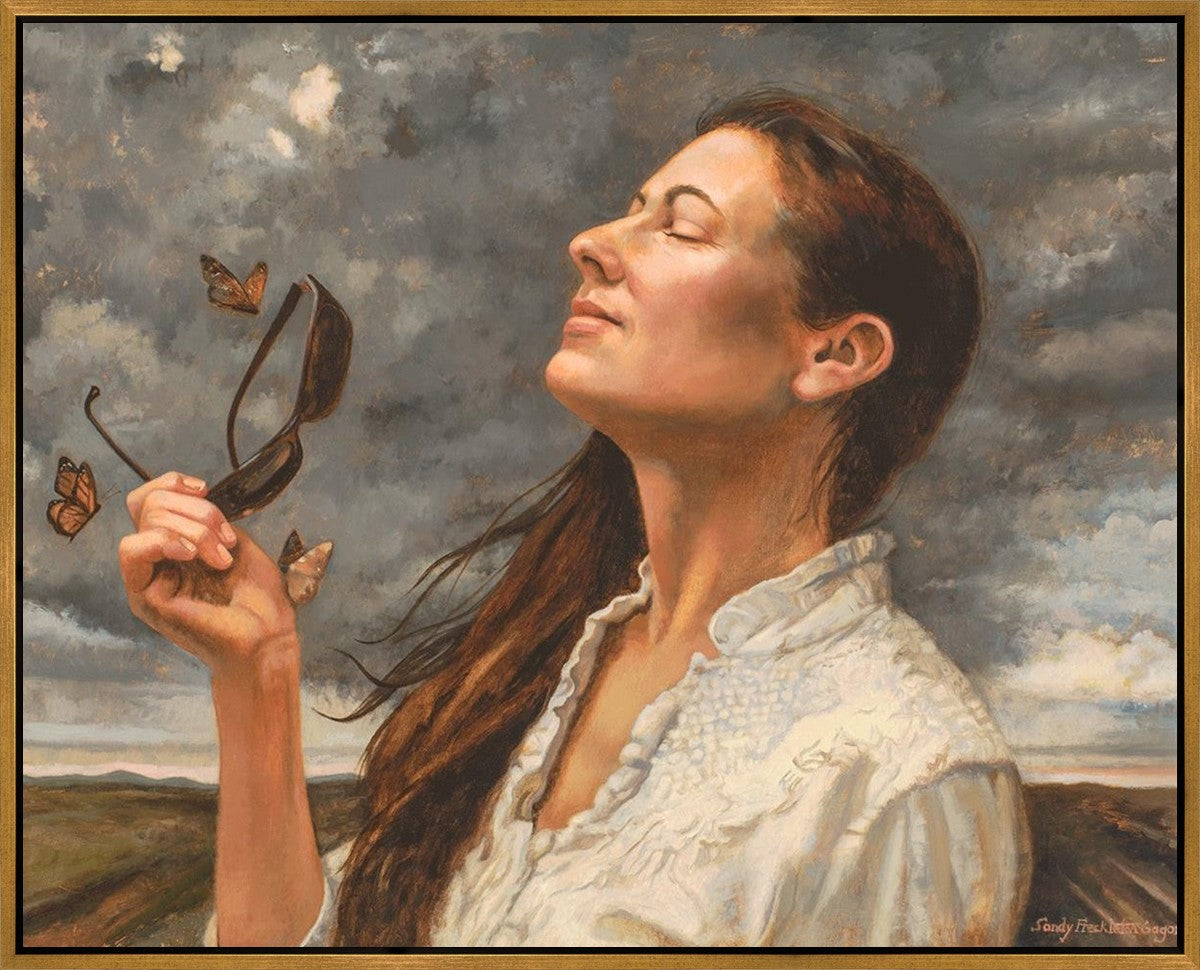 Shine In The Light Large Wall Art Gallery Wrap