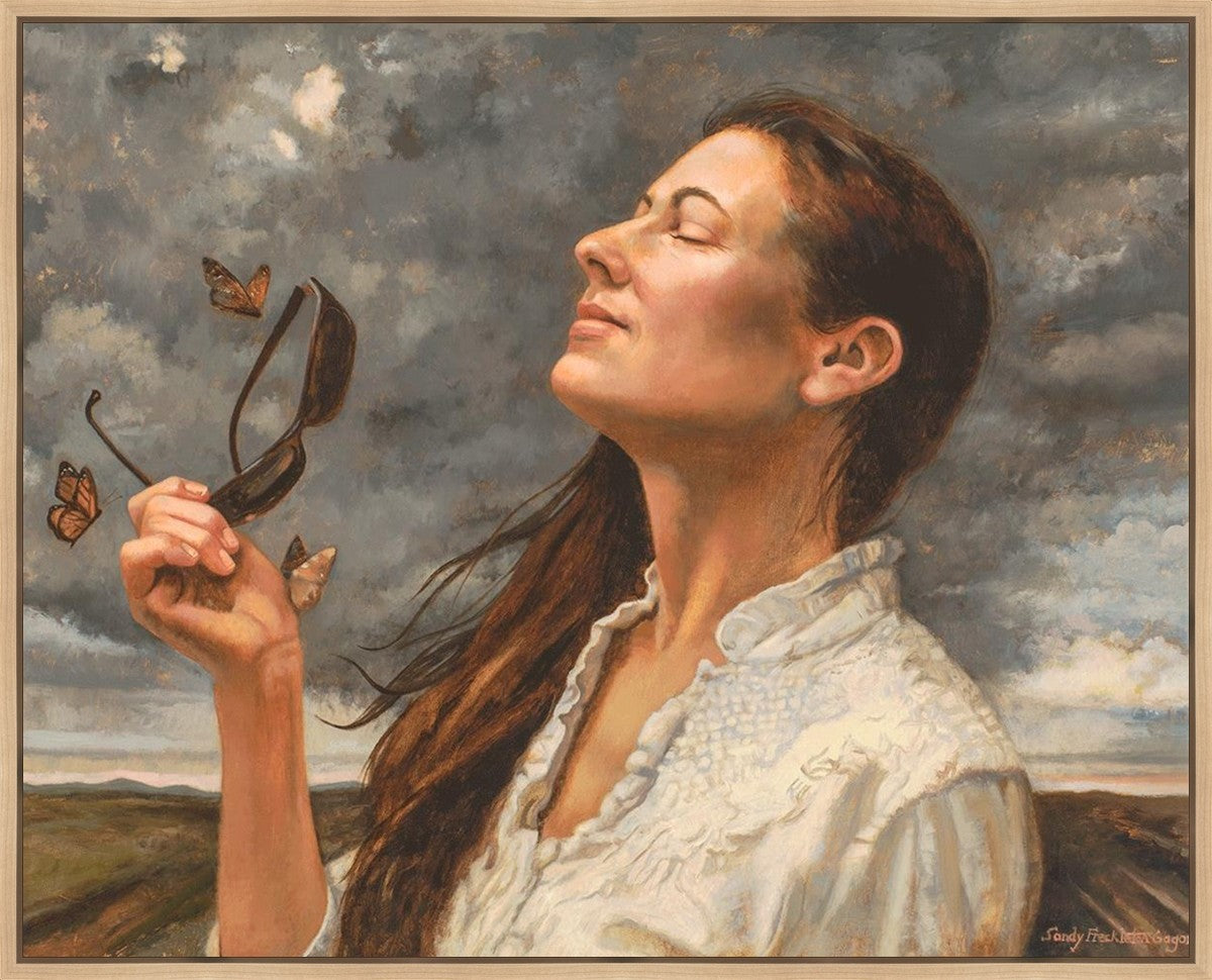 Shine In The Light Large Wall Art Gallery Wrap