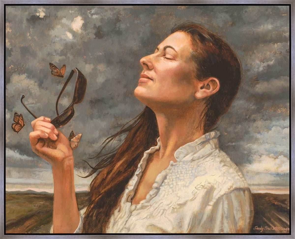 Shine In The Light Large Wall Art Gallery Wrap