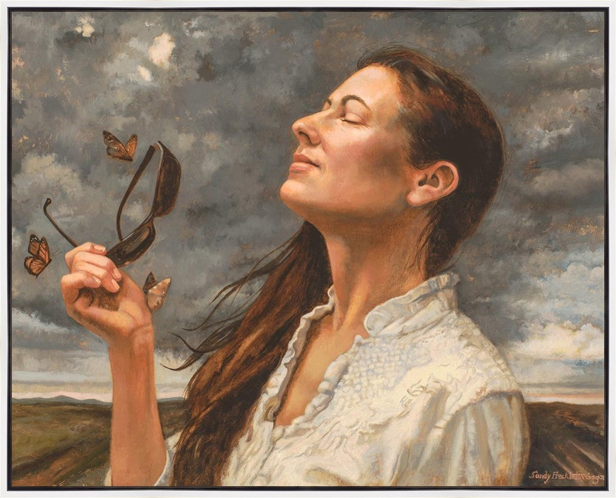 Shine In The Light Large Wall Art Gallery Wrap