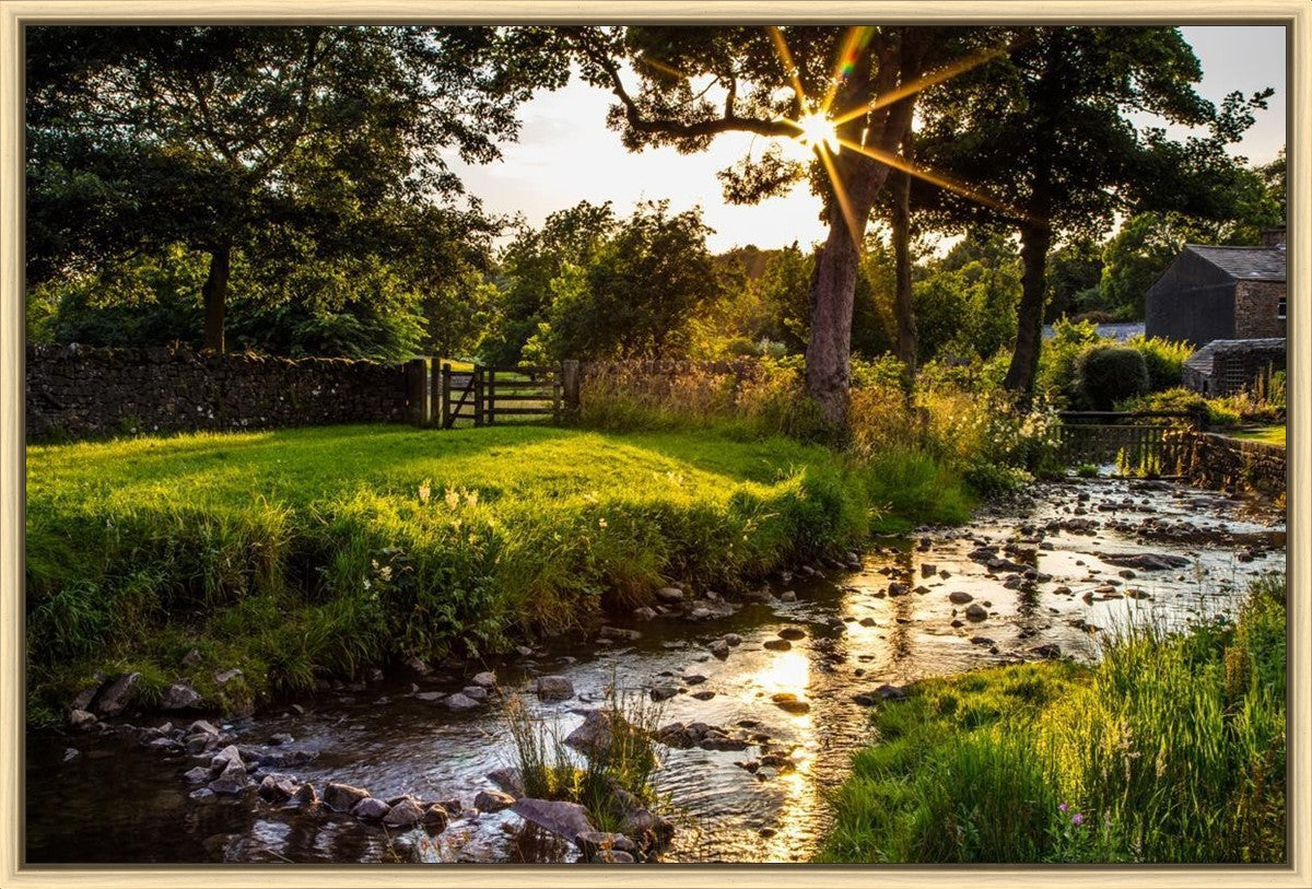 Plate 4 - Downham Spring Brook at Sunset