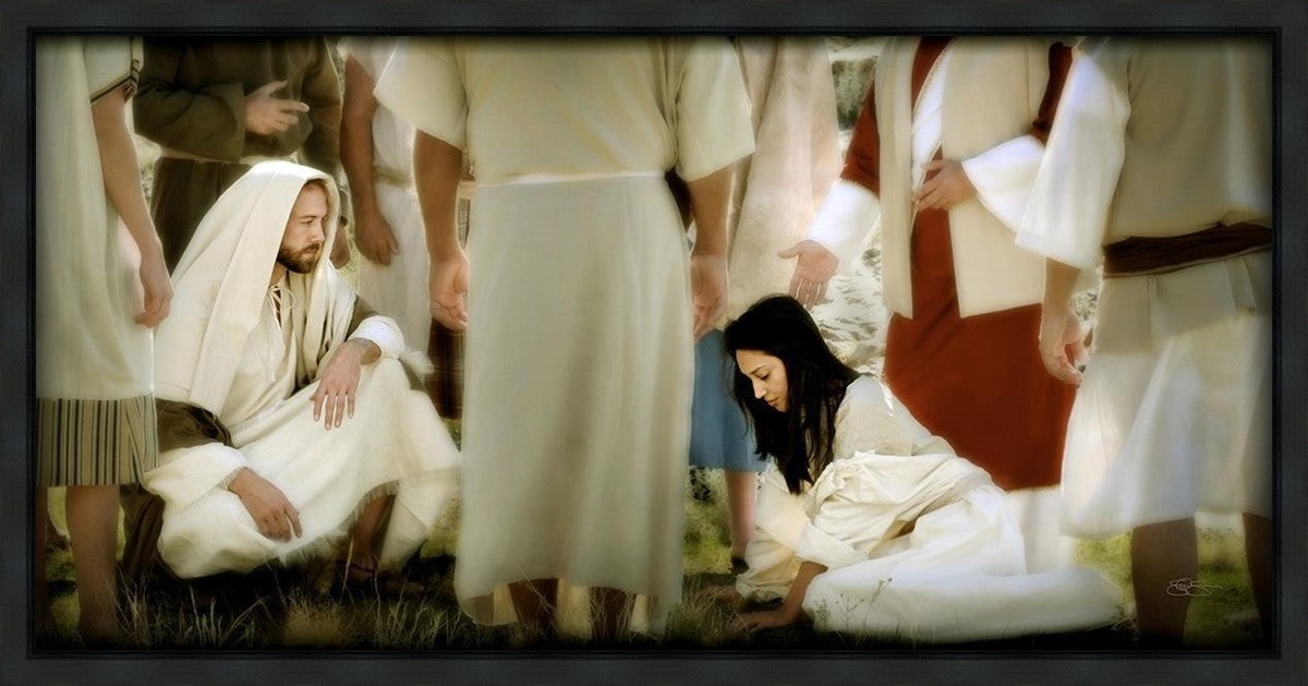 Let Him Who is Without Sin Cast the First Stone Gallery Wrap