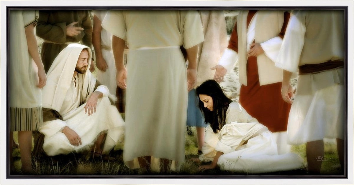 Let Him Who is Without Sin Cast the First Stone Gallery Wrap