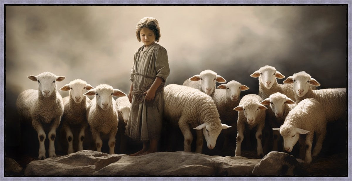 Of Lambs and Shepherds Gallery Wrap