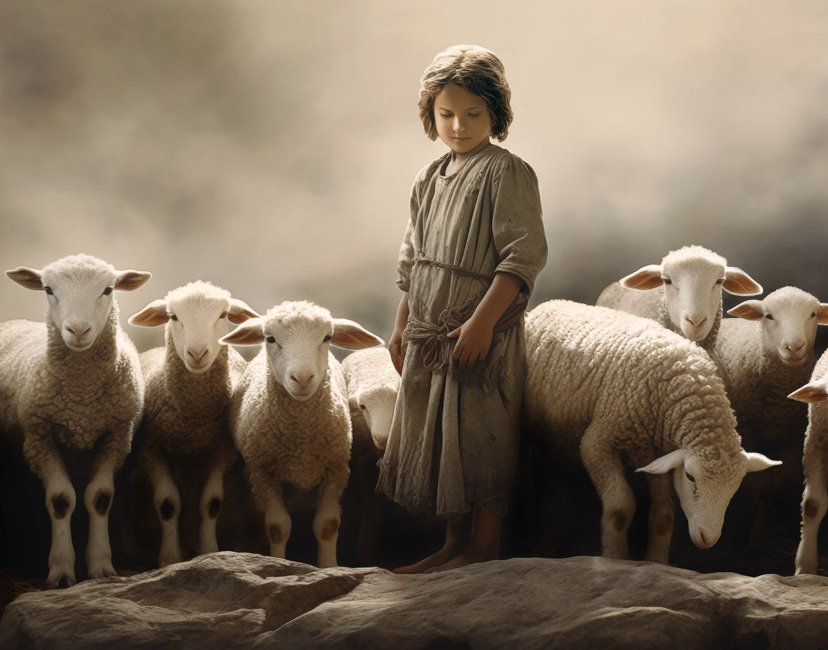 Of Lambs and Shepherds Gallery Wrap
