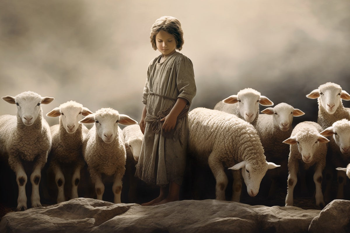 Of Lambs and Shepherds Gallery Wrap