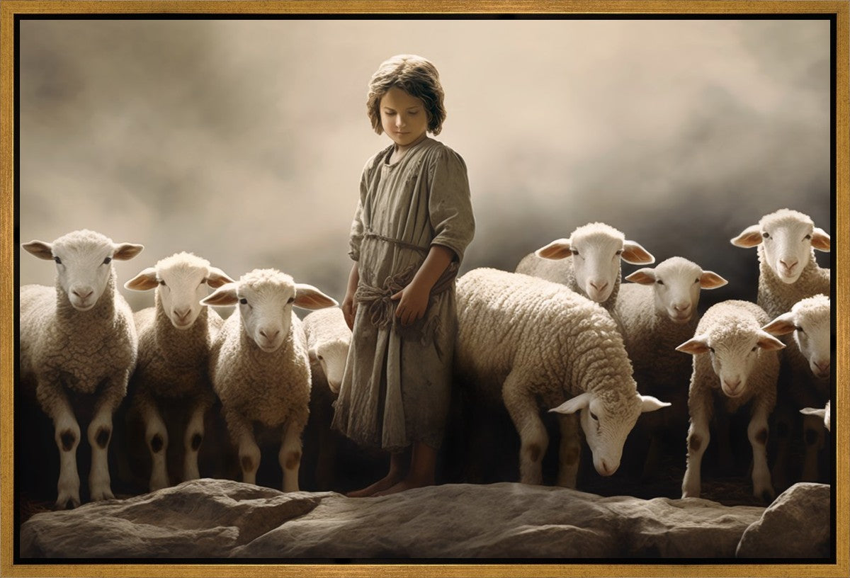 Of Lambs and Shepherds Gallery Wrap