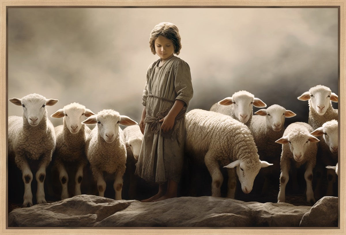 Of Lambs and Shepherds Gallery Wrap