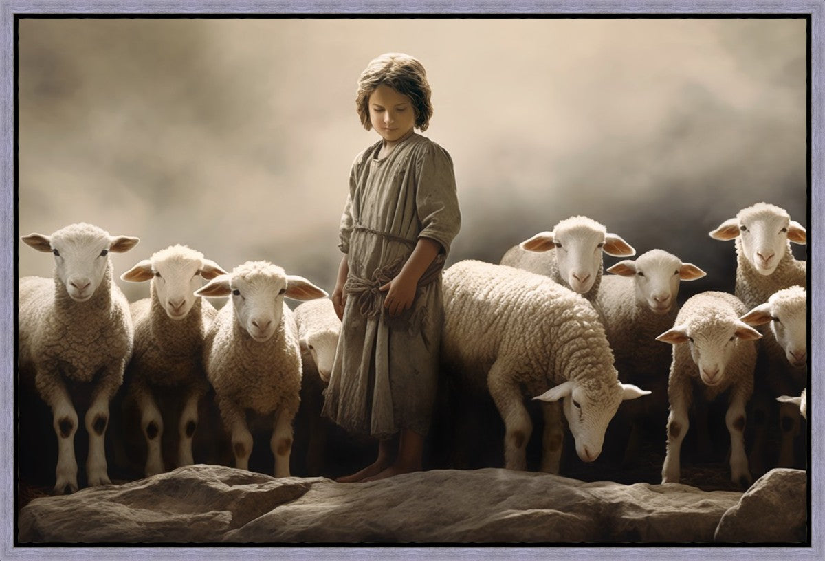 Of Lambs and Shepherds Gallery Wrap