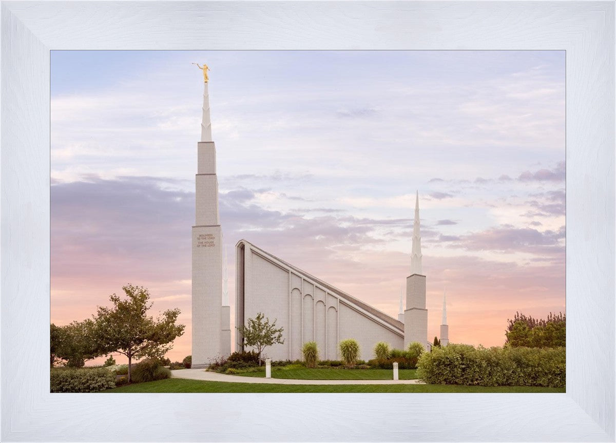 Boise Temple Sunset