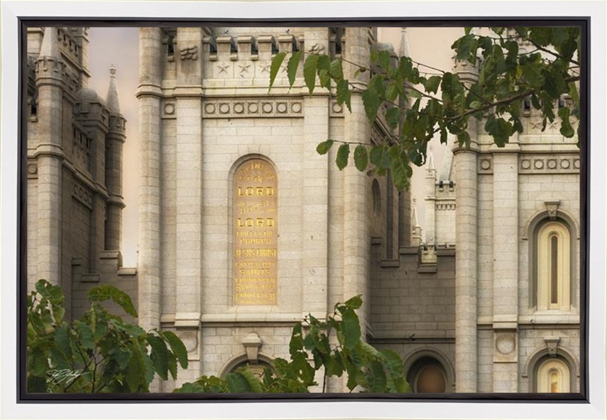Salt Lake Holiness to the Lord Gallery Wrap