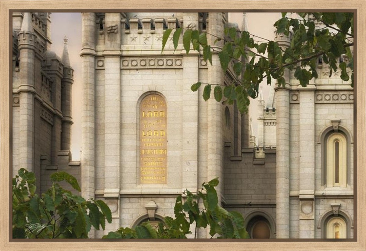 Salt Lake Holiness to the Lord Gallery Wrap