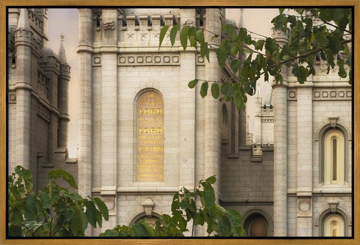 Salt Lake Holiness to the Lord Gallery Wrap