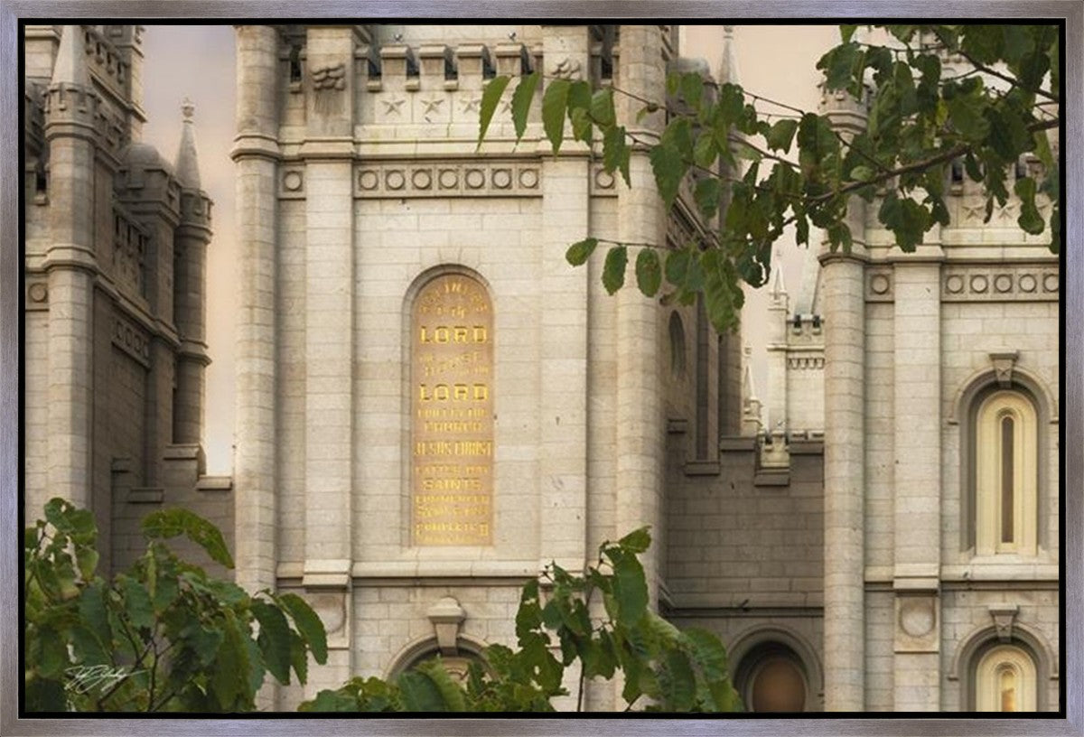 Salt Lake Holiness to the Lord Gallery Wrap