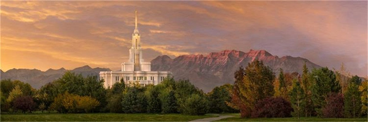 Payson Temple Golden Valley Gallery Wrap