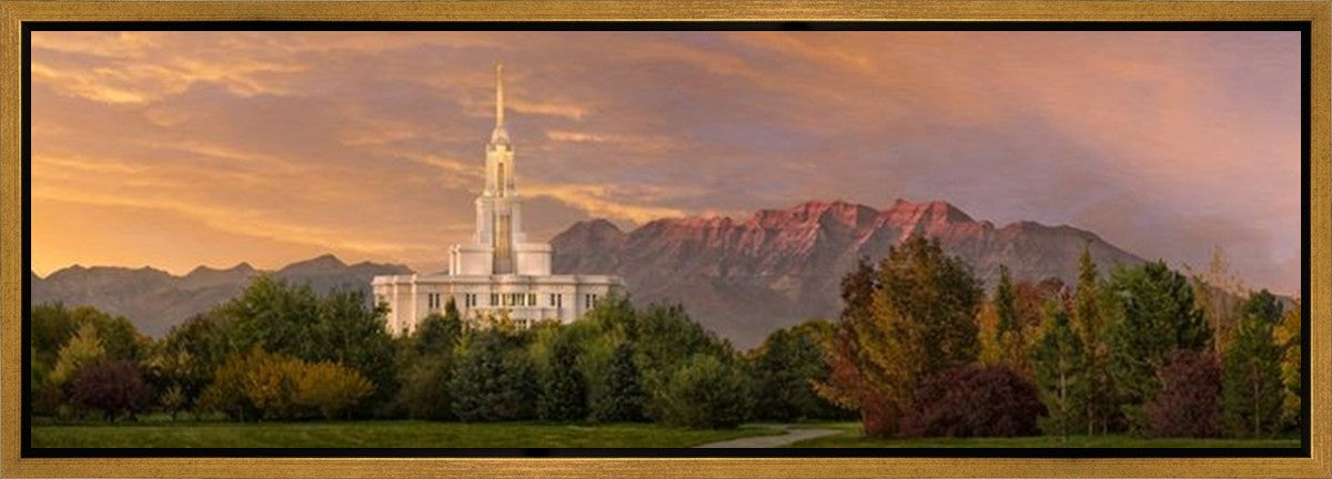 Payson Temple Golden Valley Gallery Wrap
