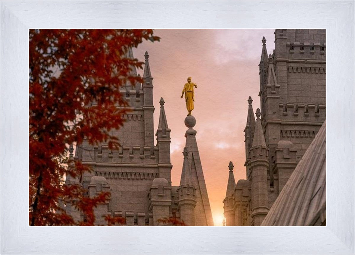 Salt Lake Temple Angel from on High
