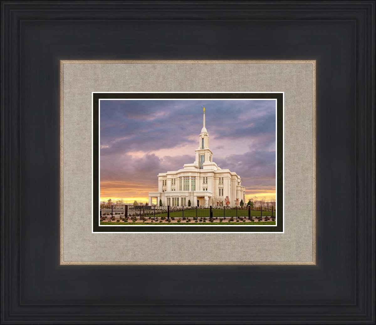 Payson Temple Storm Breaks